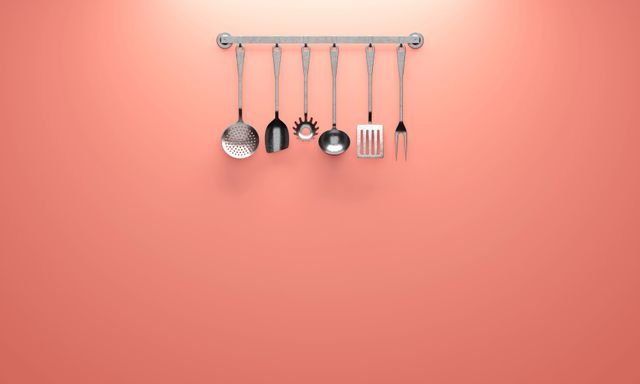 Hanging Utensil Rail Set