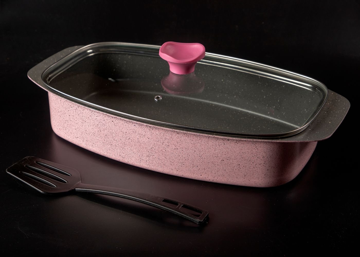 Blush Enamel Baking Dish