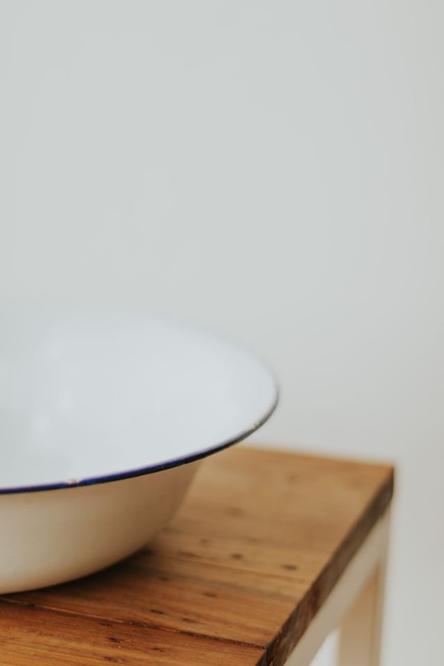 Rustic Metal Mixing Bowl