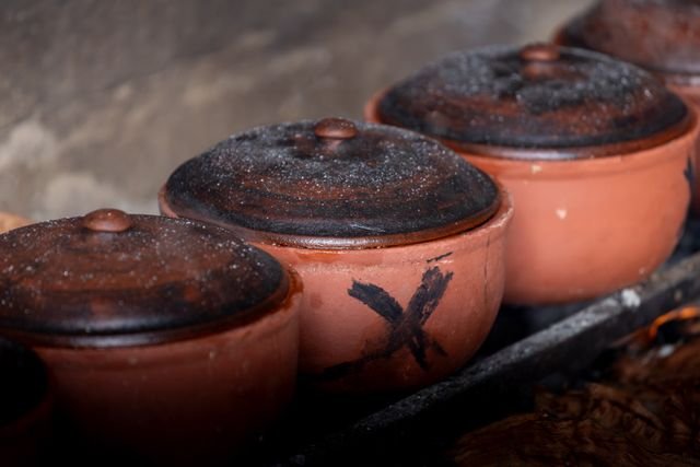 Terracotta Cooking Pot Set