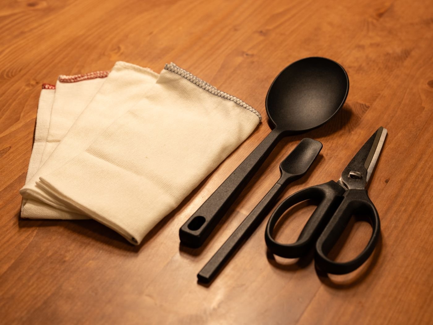 Black Nylon Utensil Set