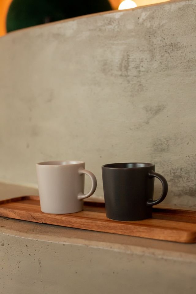 Two Tone Stoneware Mug Set