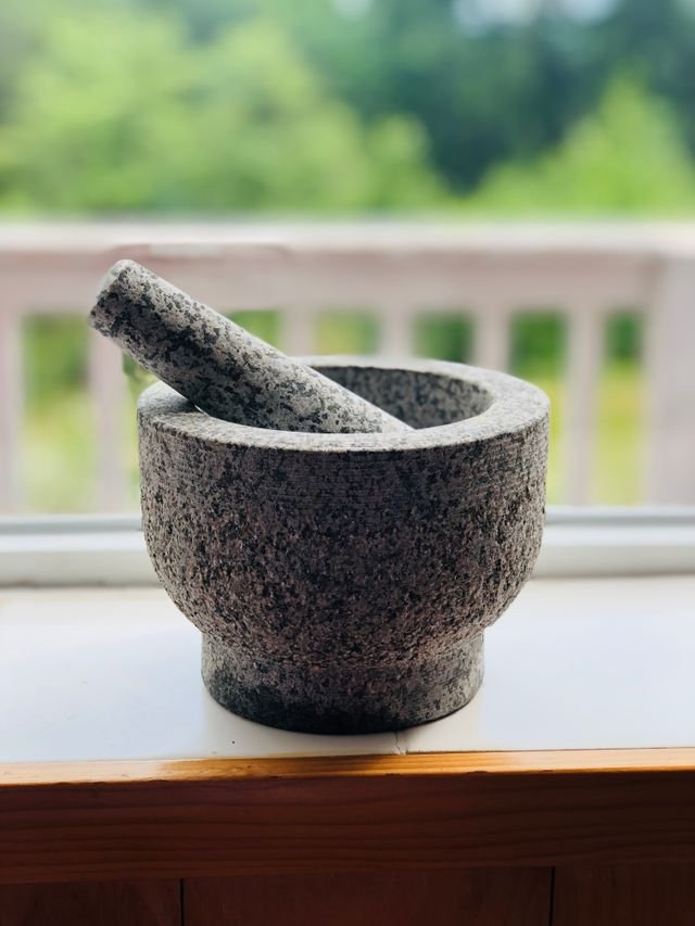 Granite Mortar and Pestle