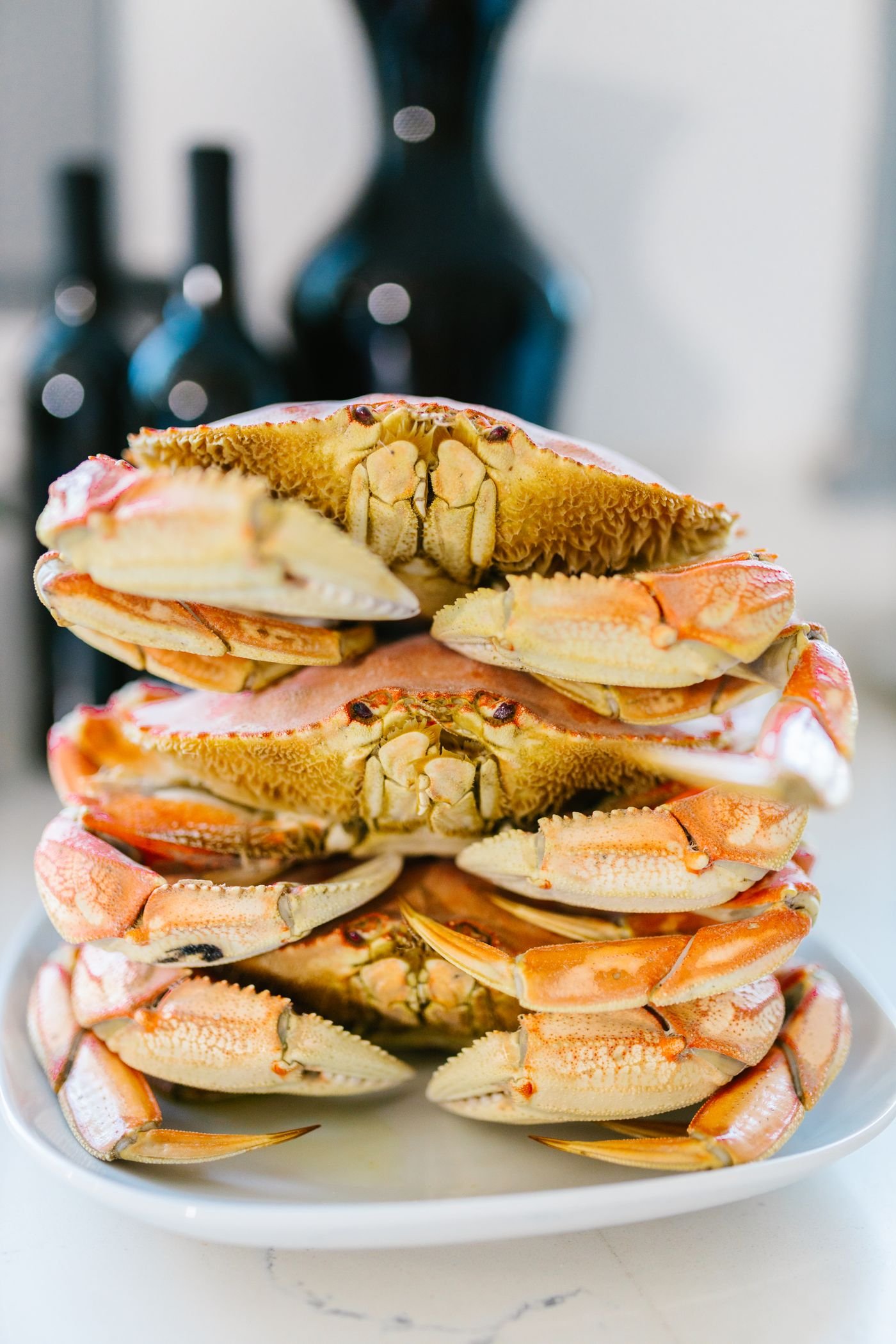 Old Bay Steamed Dungeness Crabs