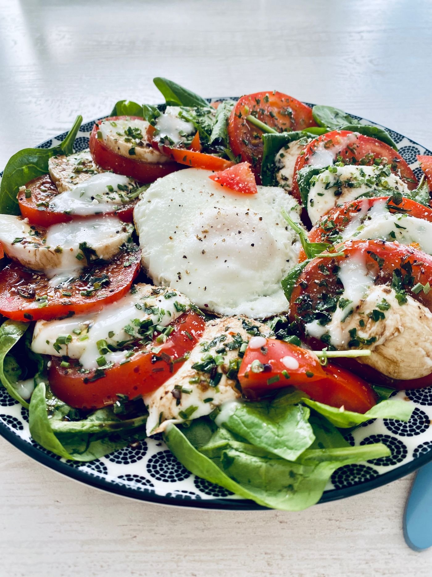 Burrata and Tomato with Pesto