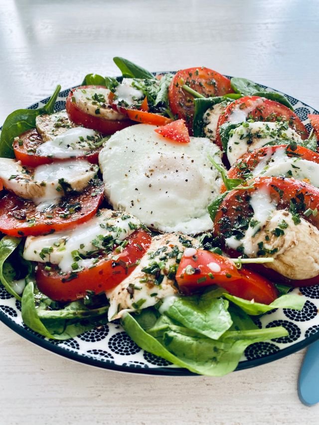 Burrata and Tomato with Pesto