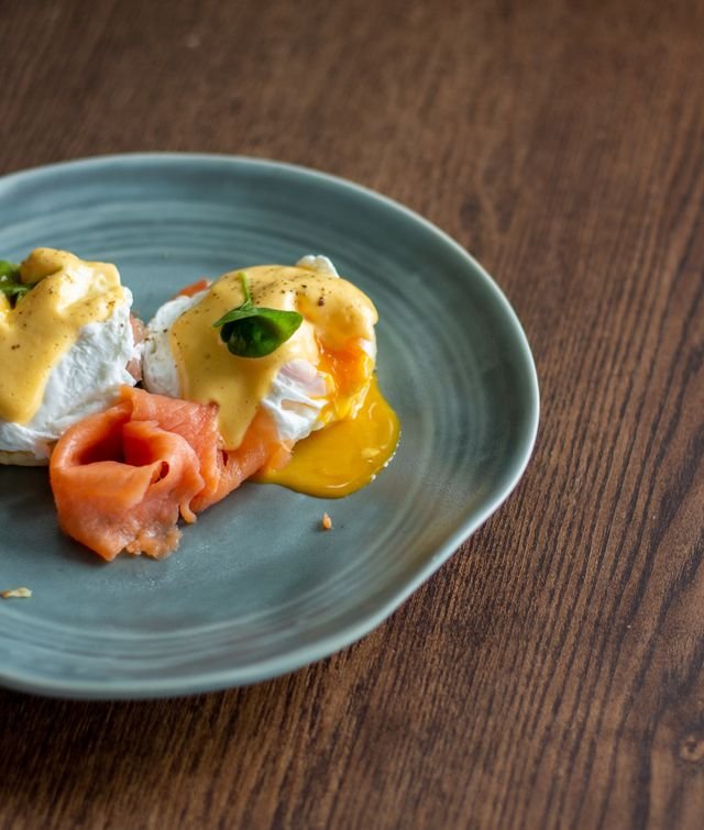 Smoked Salmon Eggs Royale