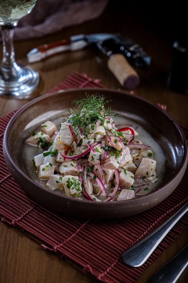 White Fish Ceviche with Cilantro