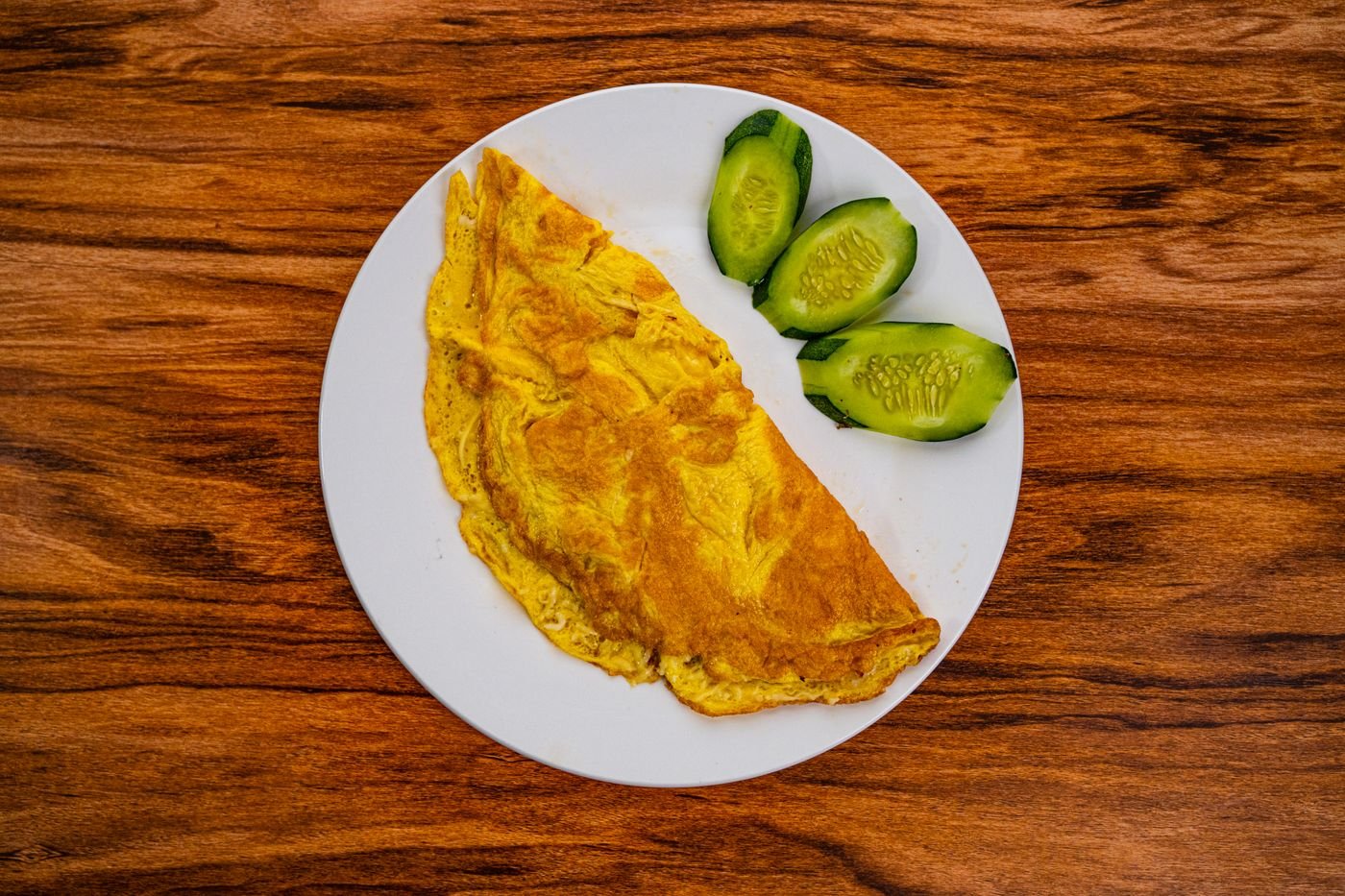 Cucumber Folded Omelette