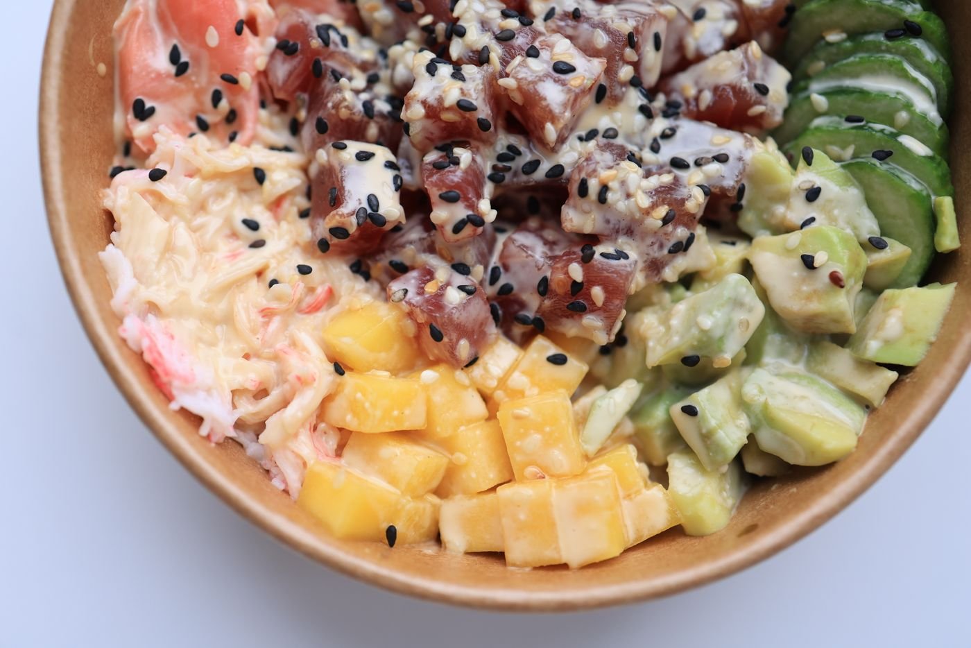 Tuna Poke with Mango and Avocado