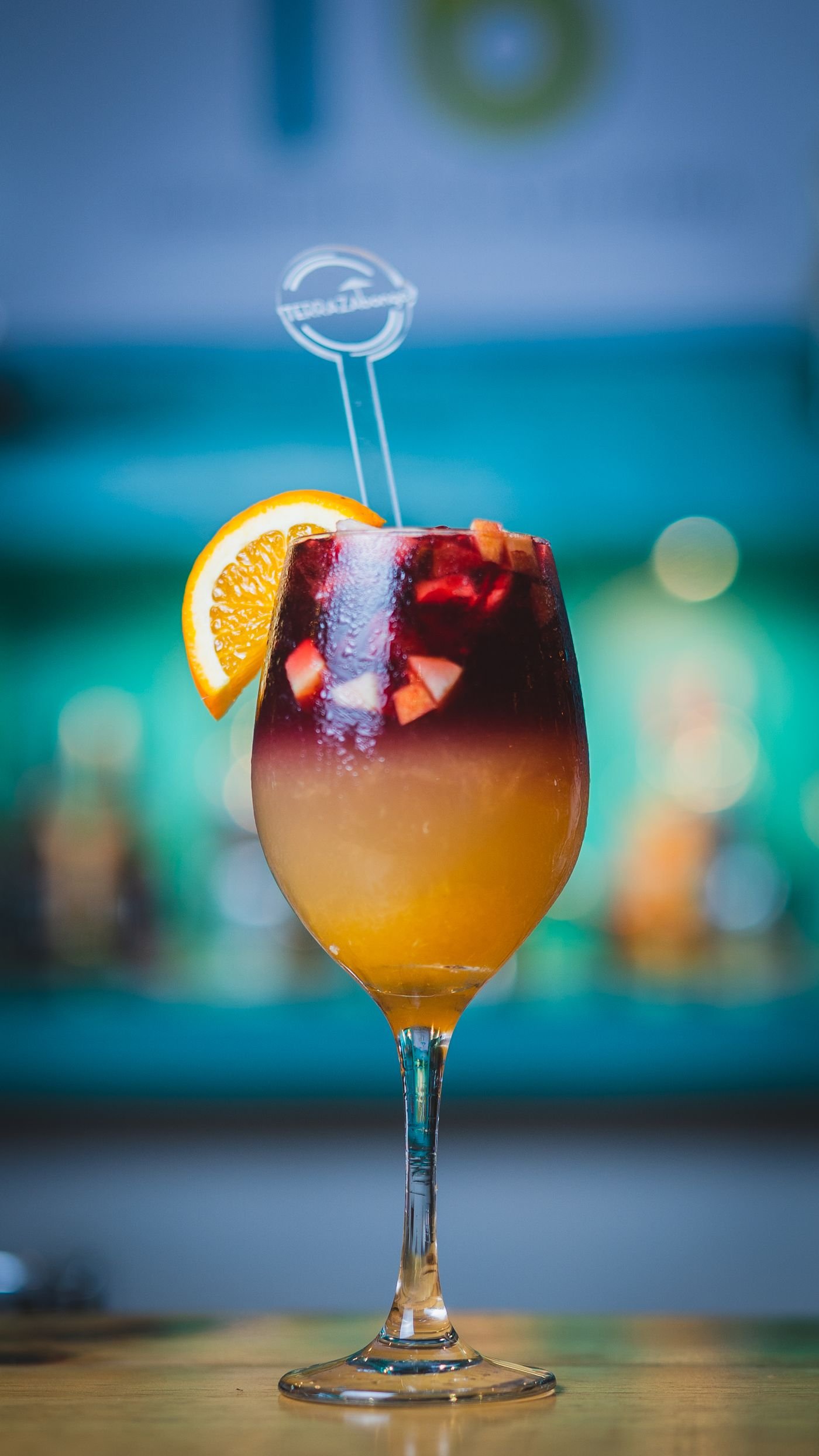 Layered Sunset Sangria