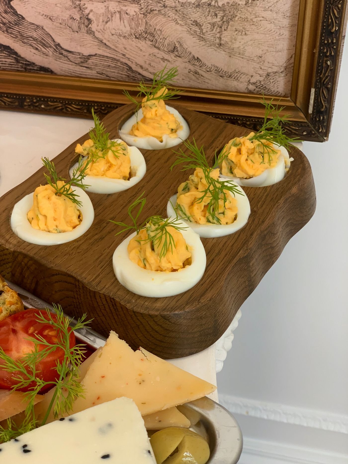 Classic Deviled Eggs with Fresh Dill