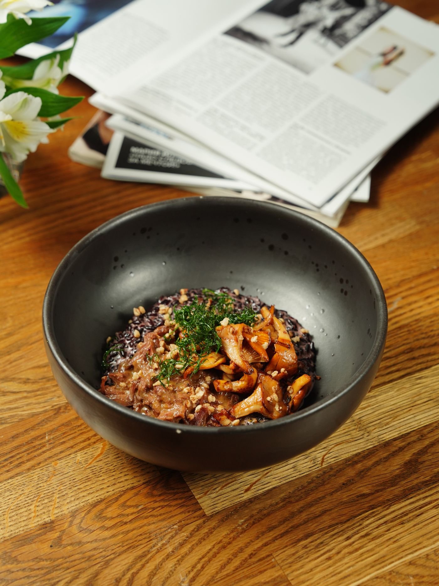 Chanterelle Mushroom Risotto