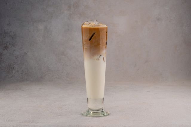 Layered Vanilla Iced Latte