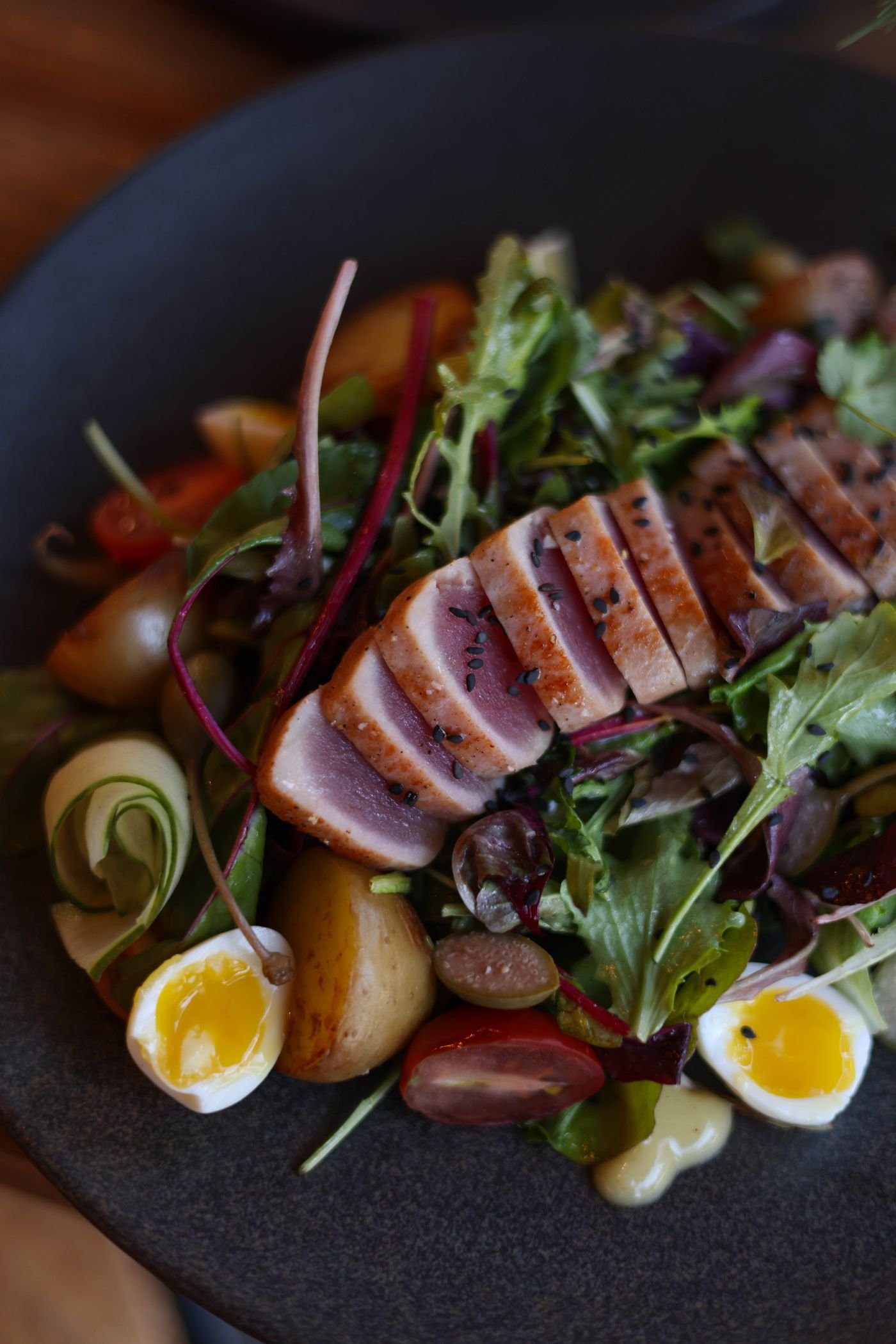 Seared Tuna with Baby Potatoes