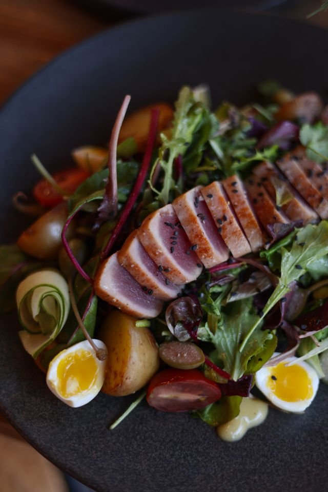 Seared Tuna with Baby Potatoes