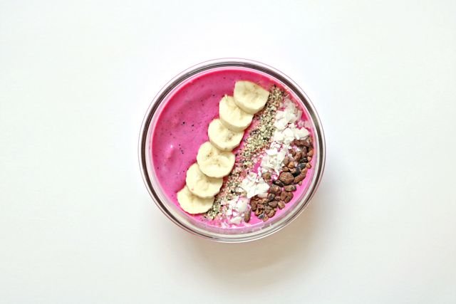 Pink Banana Smoothie Bowl