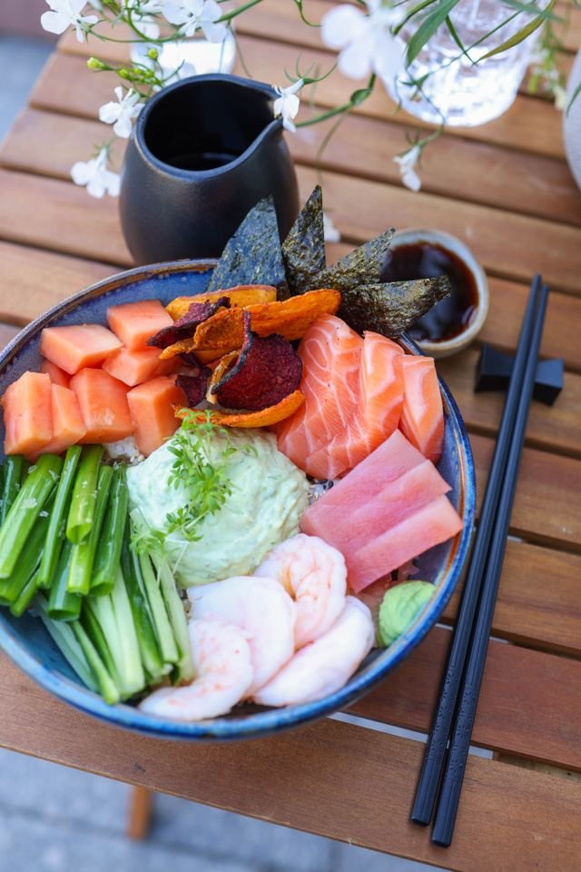 Salmon and Tuna Poke