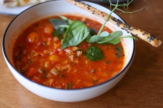 Hearty Basil Minestrone