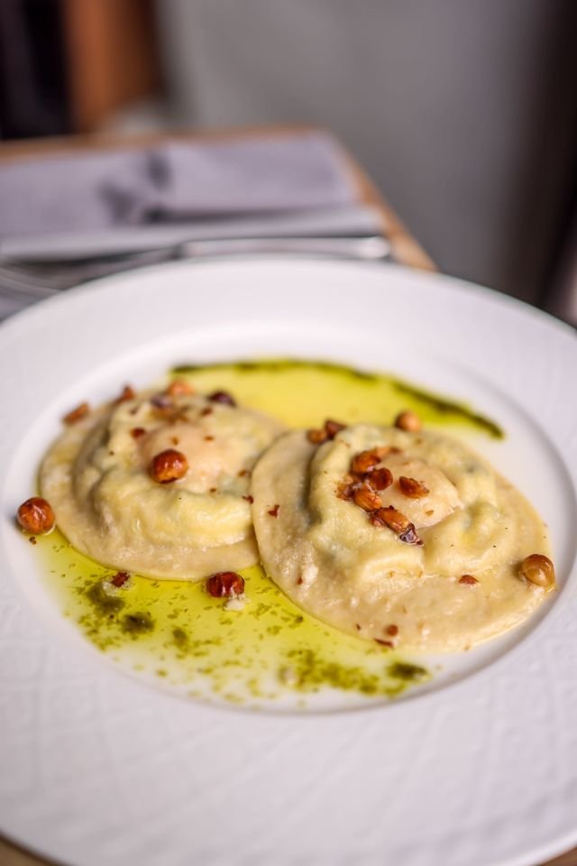 Brown Butter Hazelnut Ravioli