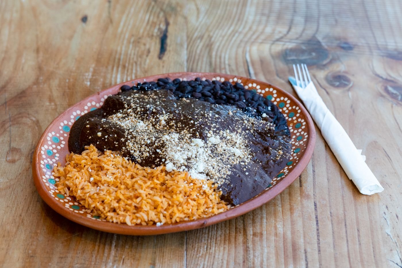 Chicken Mole Enchiladas
