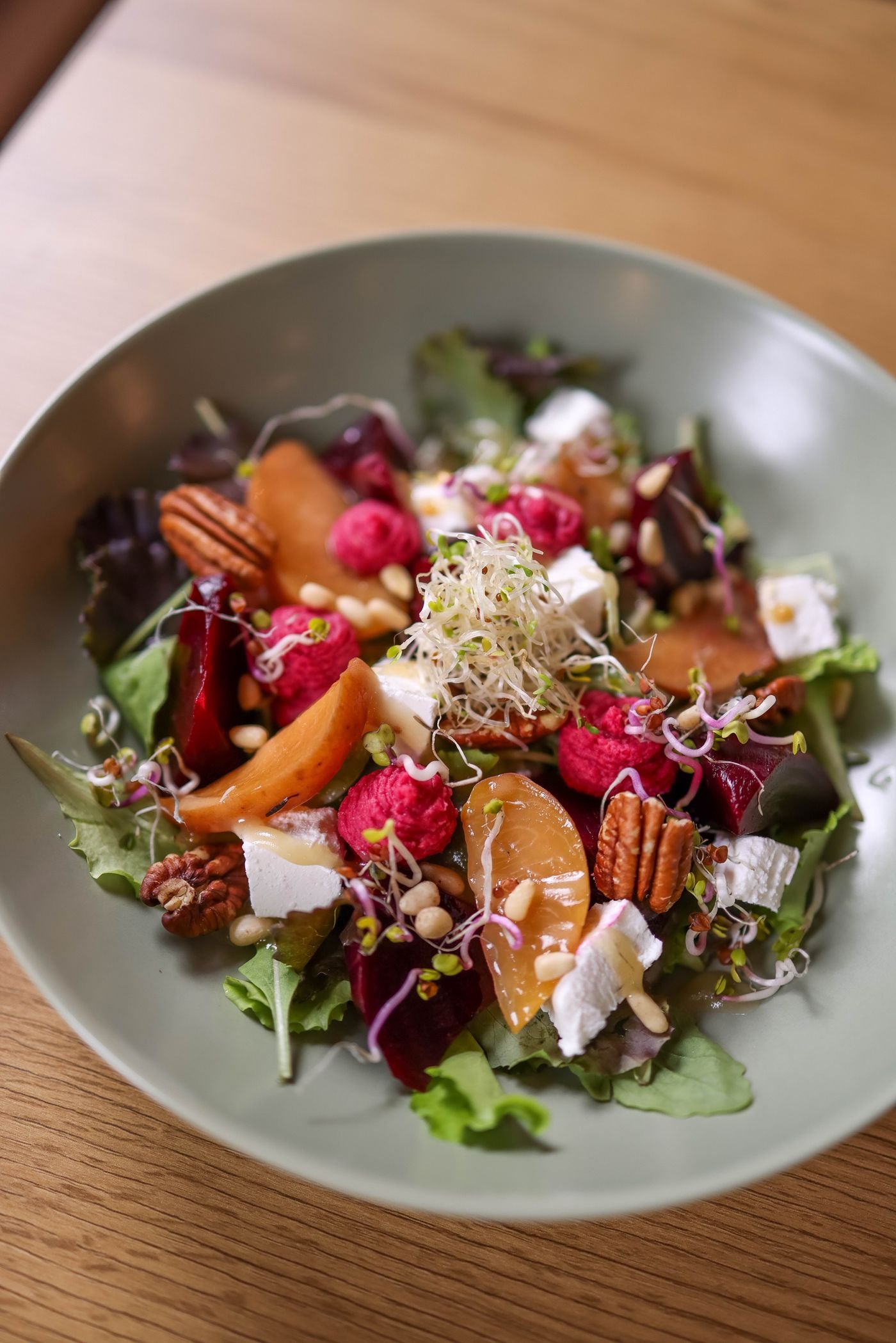 Citrus Beet Salad with Sprouts