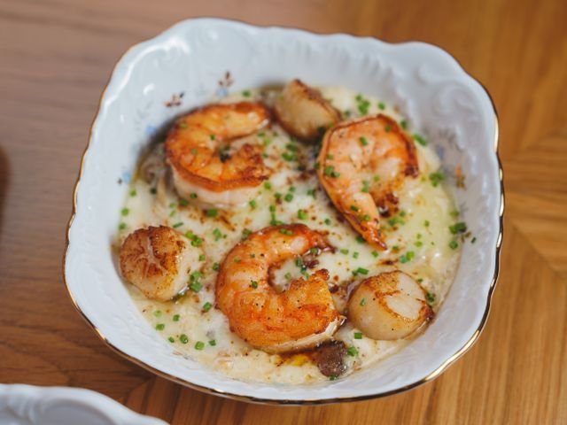 Baked Shrimp in Garlic Cream