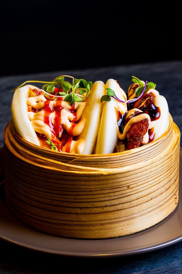 Fried Chicken Bao Buns
