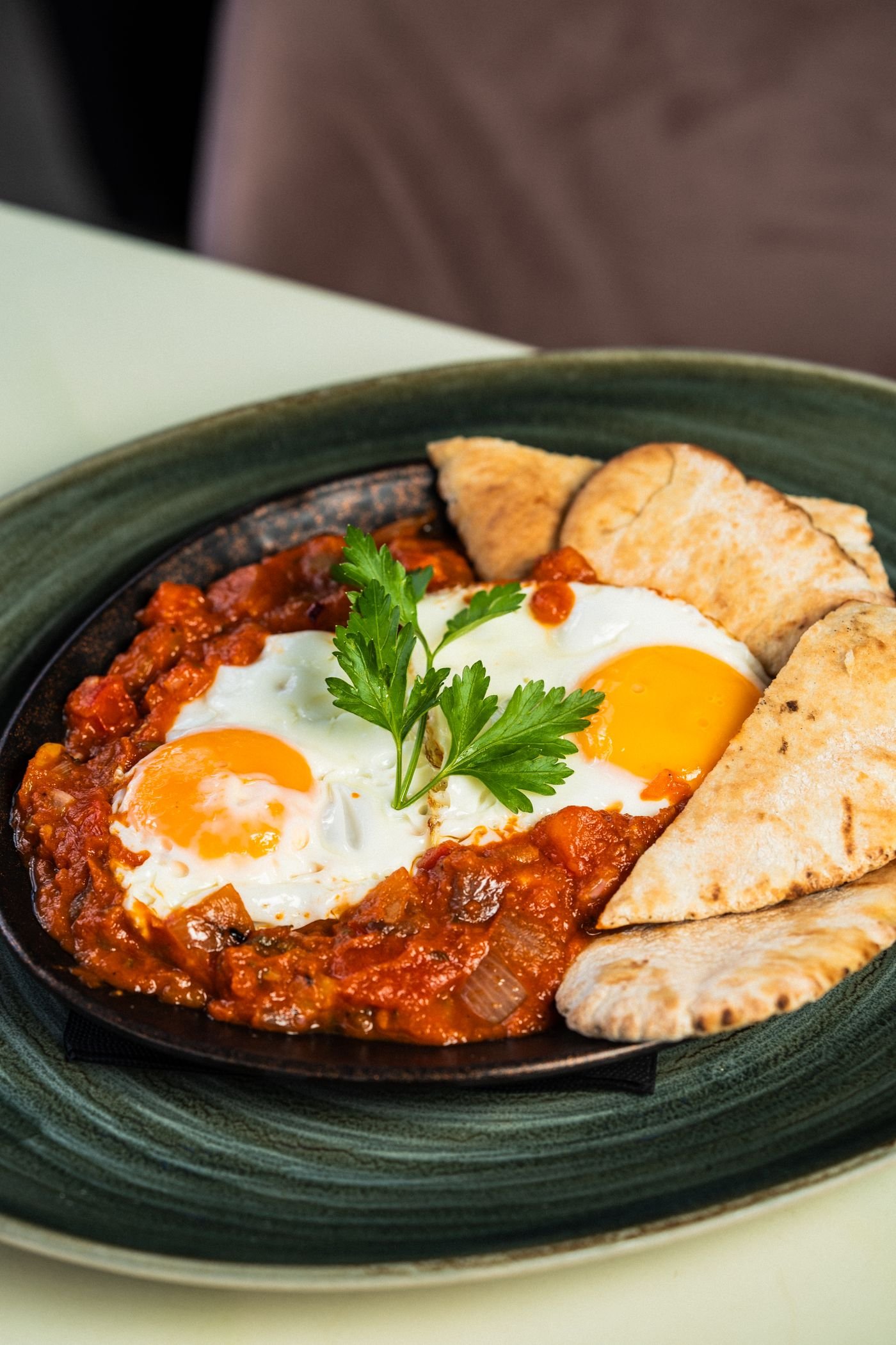 Herbed Pita Shakshuka