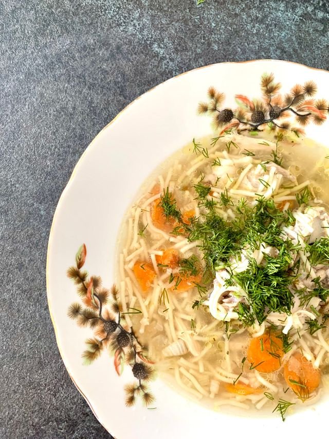 Dilled Chicken Noodle Soup
