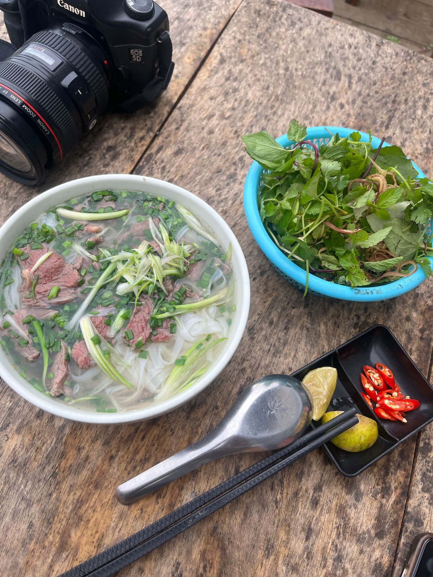Beef Pho with Fresh Herbs