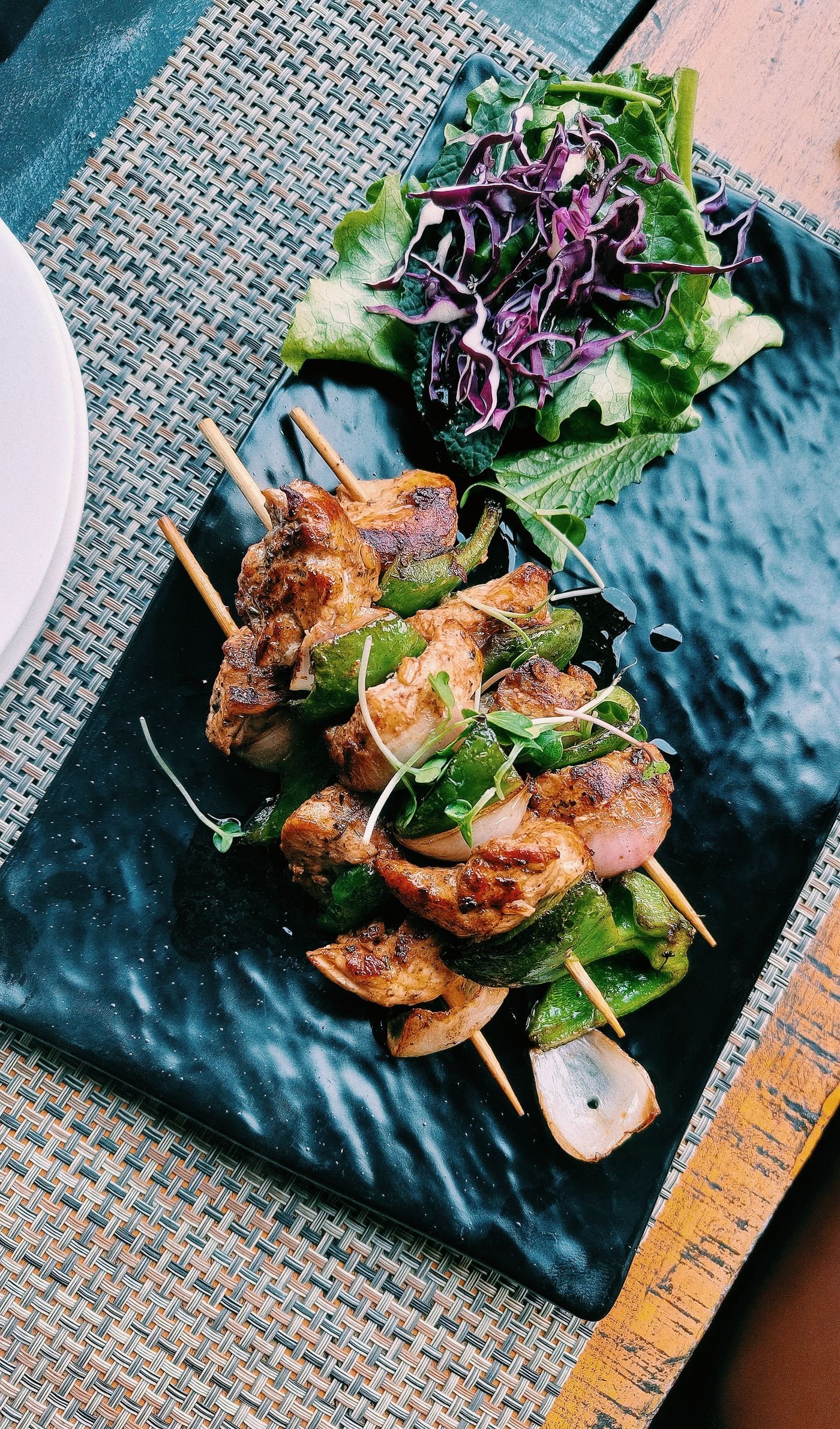 Chicken and Bell Pepper Skewers