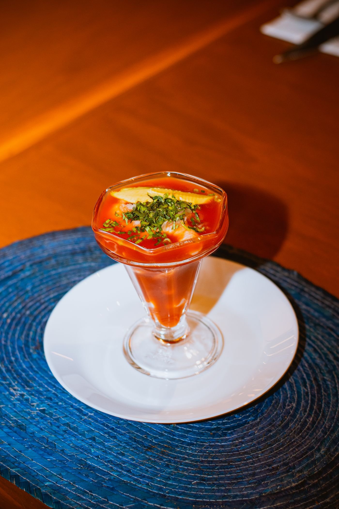 Mexican Shrimp Cocktail with Cilantro