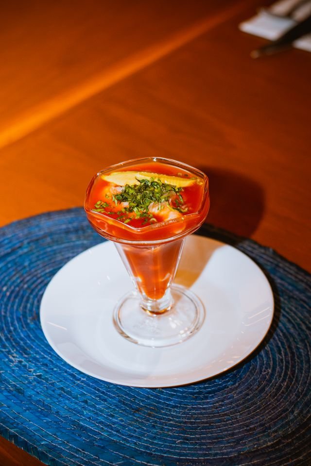Mexican Shrimp Cocktail with Cilantro