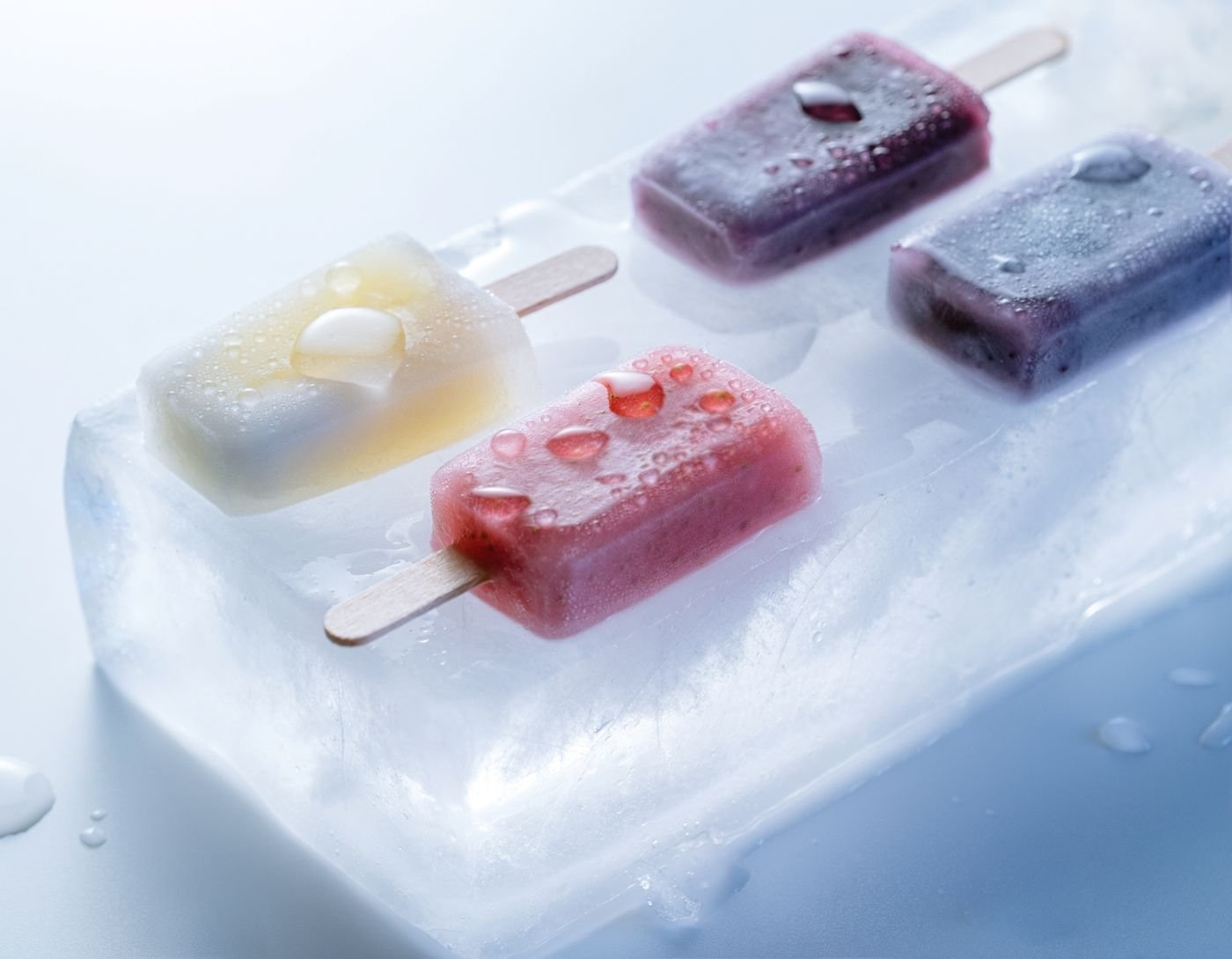 Fresh Fruit Popsicles