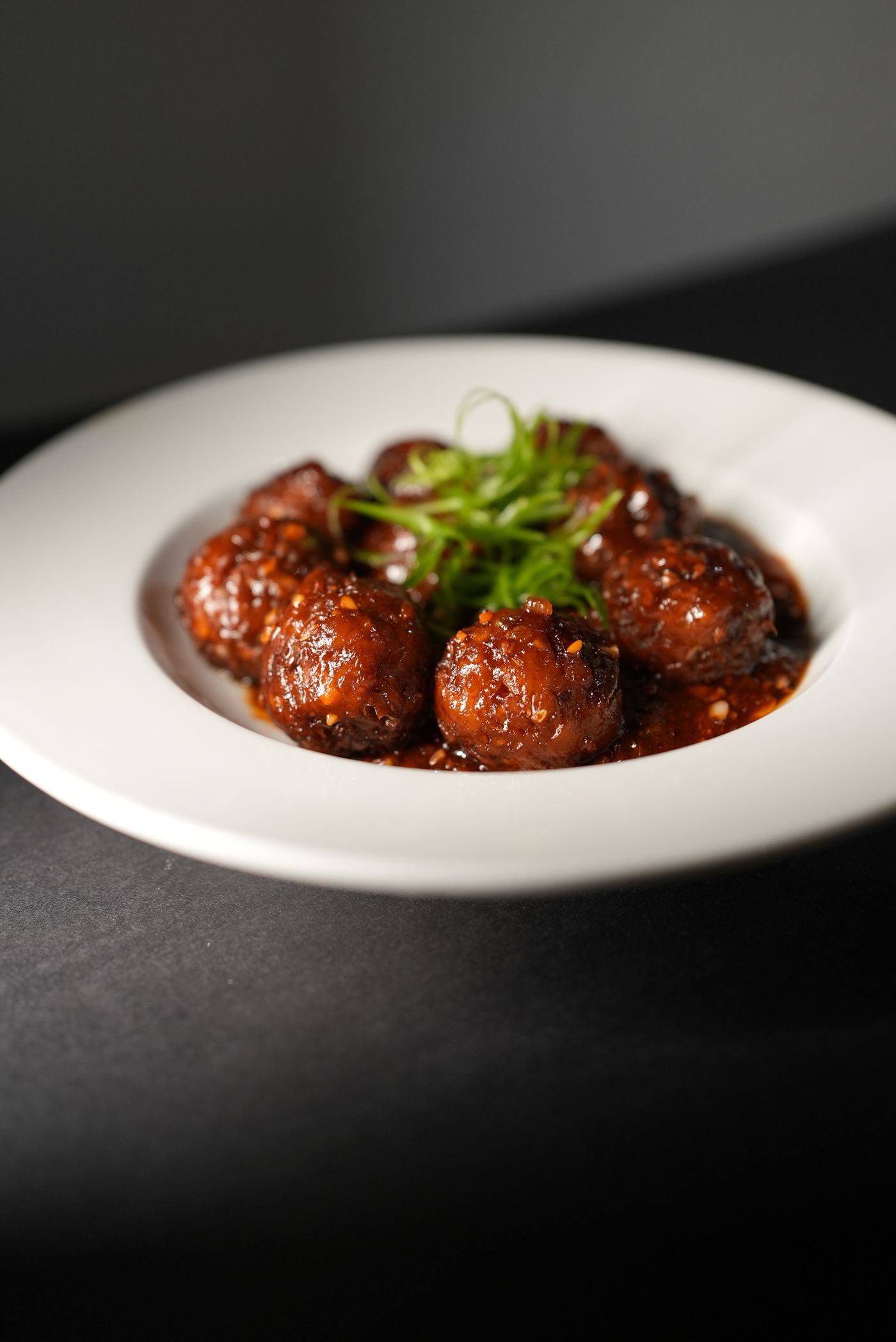 Sticky Honey Garlic Meatballs
