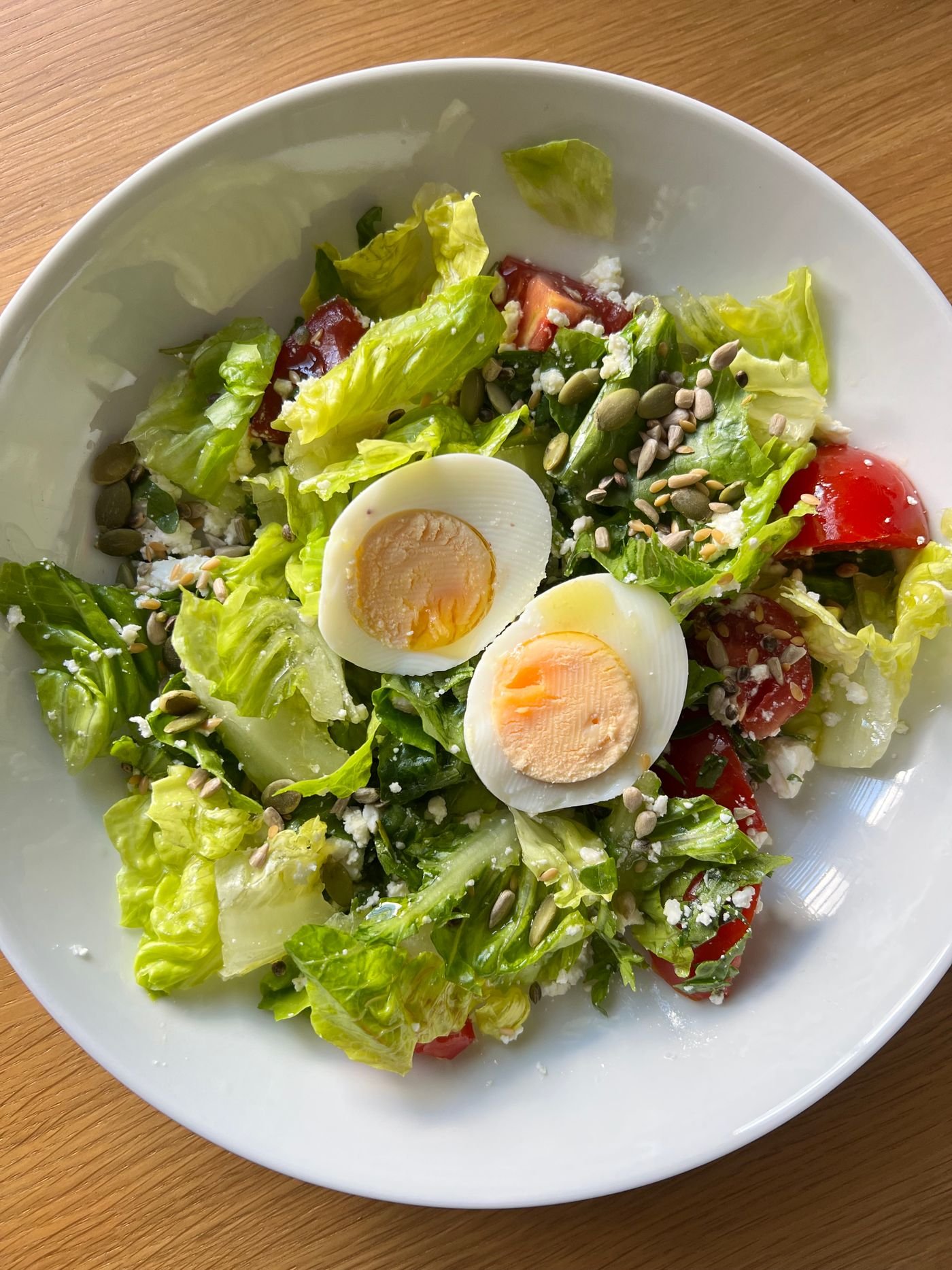 Butter Lettuce Salad with Eggs