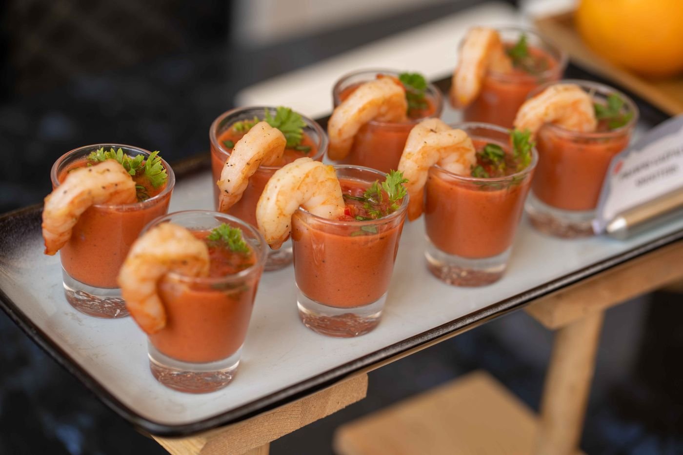 Spicy Shrimp Cocktail Shooters