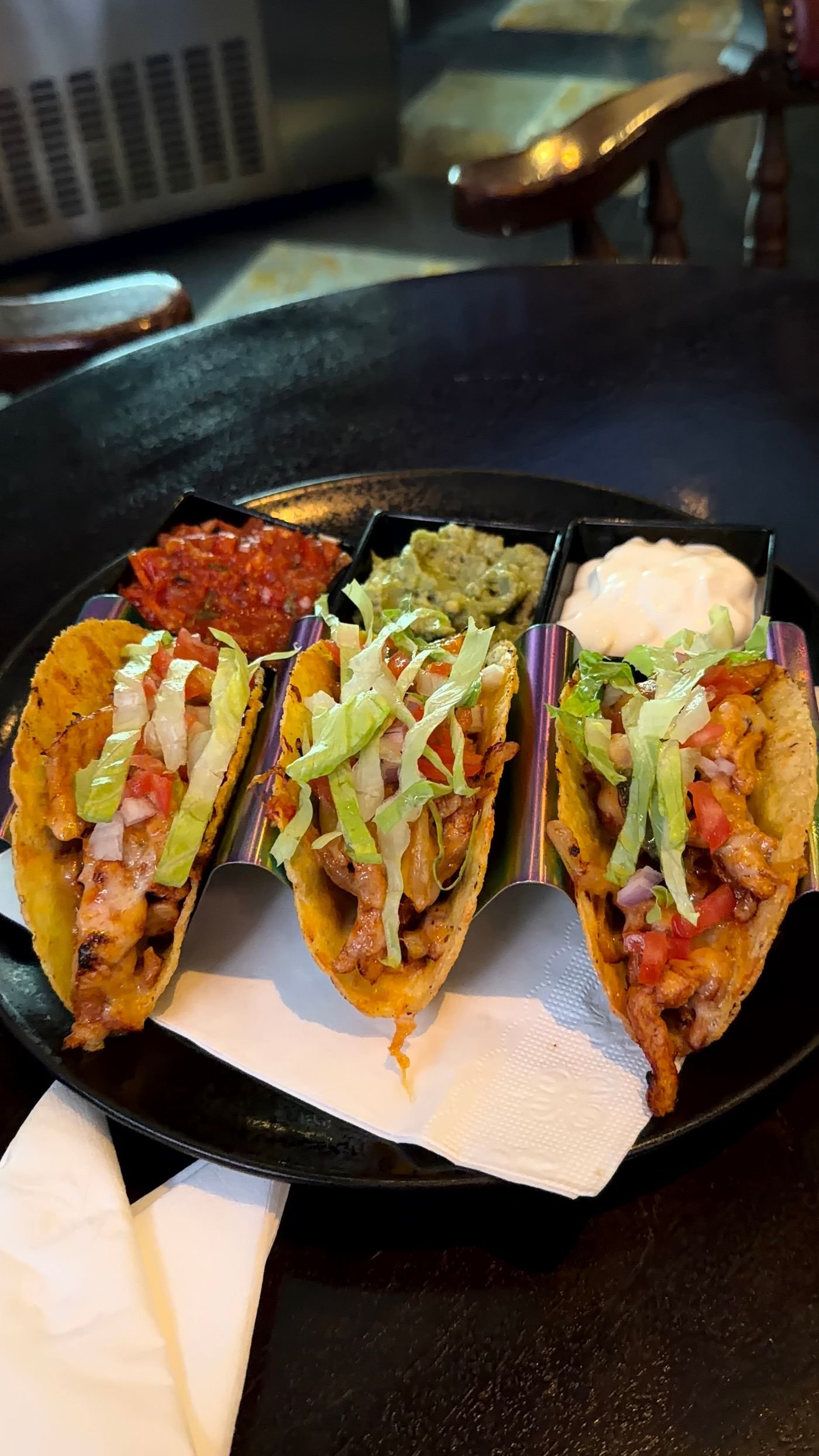 Crispy Beef Tacos with Salsa Verde