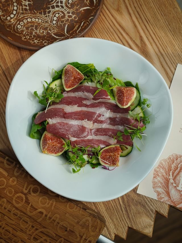 Fig and Cured Duck Salad