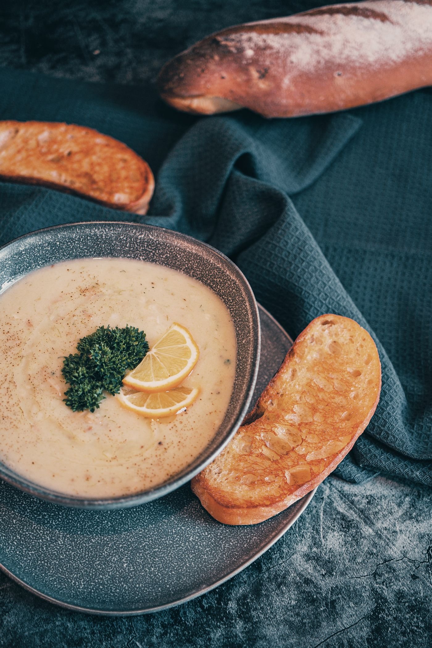 Bright Lemon Corn Chowder
