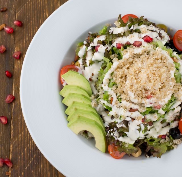 Creamy Avocado Quinoa Toss