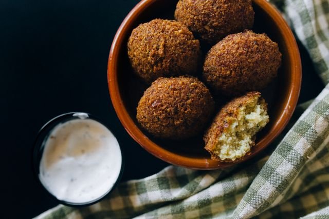 Green Herb Falafel