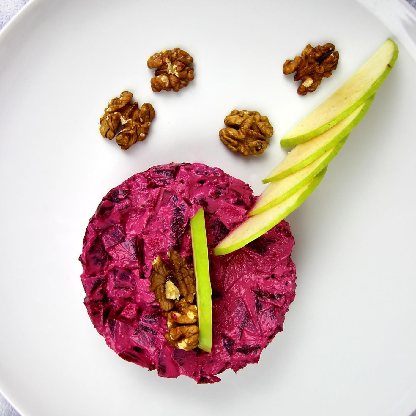 Walnut Beet Salad with Apple