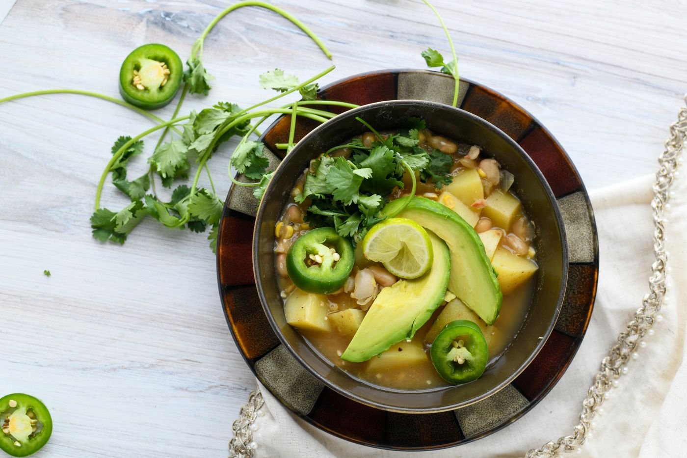 Green Chile Chicken Soup