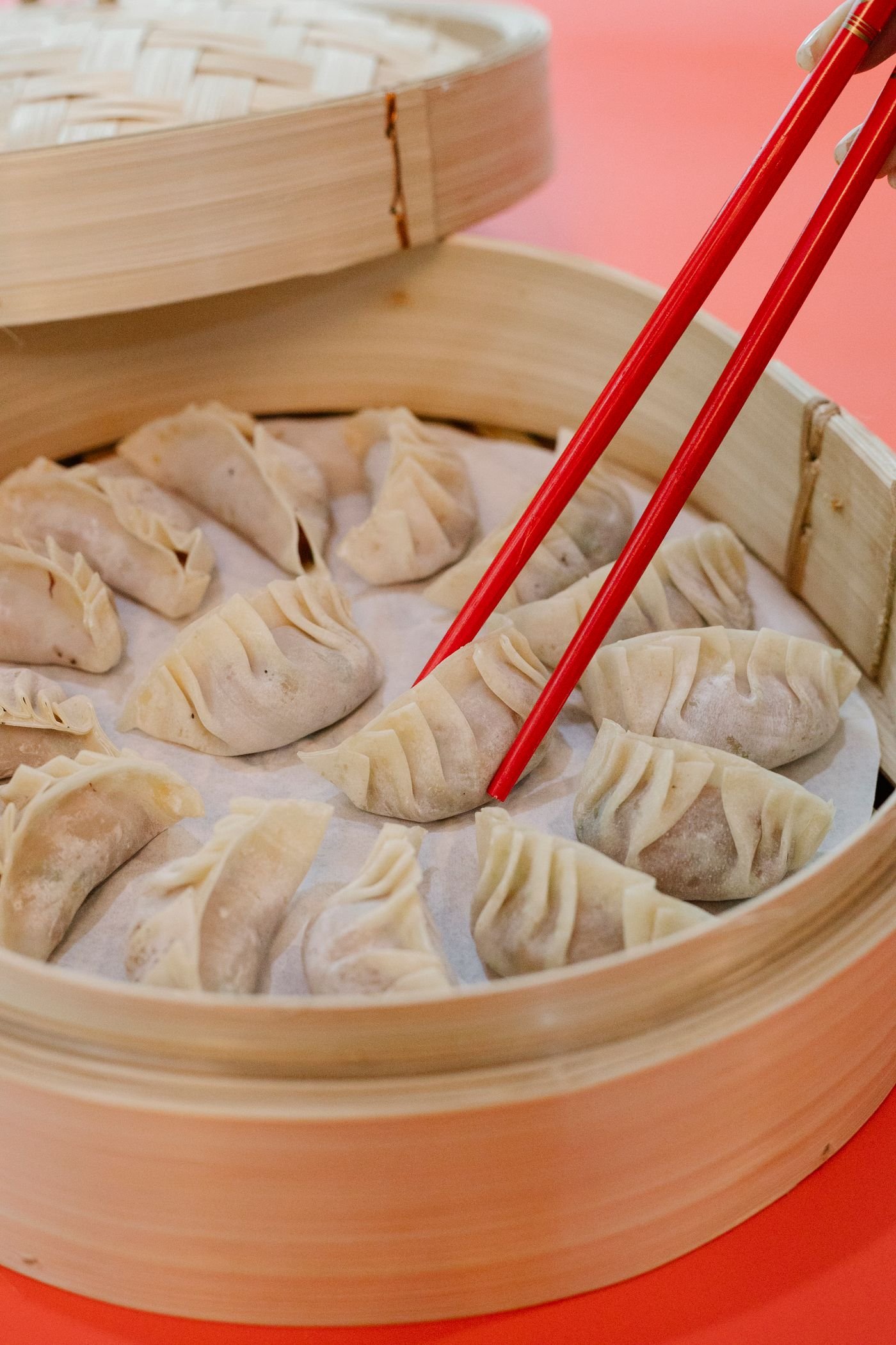 Steamed Pork and Chive Dumplings