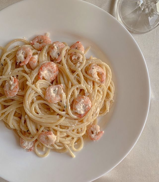 Creamy Shrimp Linguine