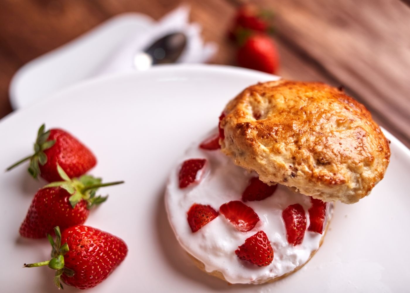 Strawberries and Cream Scones
