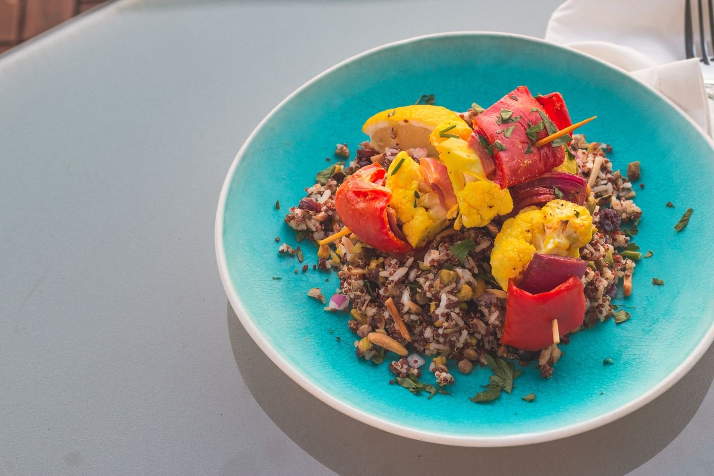 Roasted Pepper Quinoa Salad