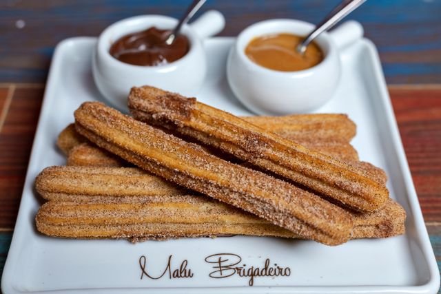 Churros with Dipping Sauces